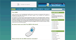 Desktop Screenshot of freesms-online.de